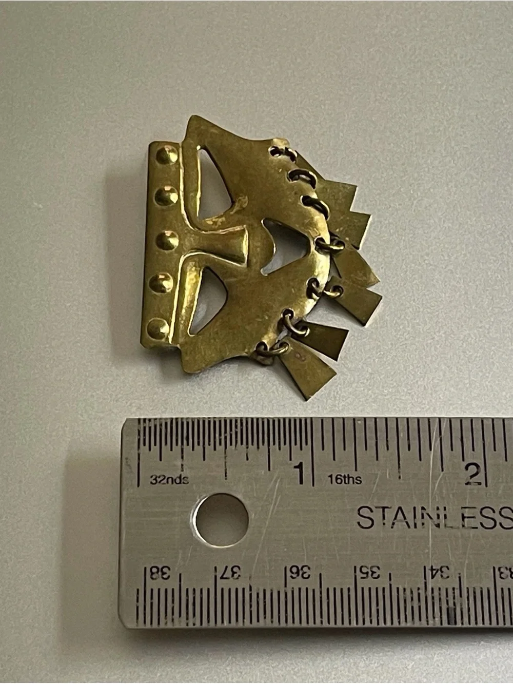 Vintage Inca -Pre Colombia  Brooch.